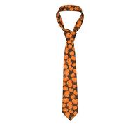 zerosevenee Cravate de citrouilles fraîches et mûres, crânes, drapeau de pirate, cravate classique formelle pour mariage et fête, Citrouilles mûres fraîches, taille unique
