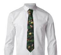 zerosevenee Cravate de sapin de Noël pour homme - Cravate classique formelle - Cravate fantaisie pour affaires, fête de mariage, Comme indiqué sur la photo, taille unique