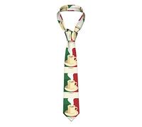 zerosevenee Cravate fine pour homme Motif drapeau italien Café Idéal pour mariages, dîners, bals, cadeaux, Comme indiqué sur la photo, taille unique