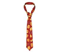 zerosevenee Cravate pour homme, vacances classiques pour fête de mariage, danse, cadeaux d'affaires, cravate, Nuggets de poulet, taille unique