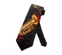 zerosevenee Cravate Tuba pour homme Noir Taille unique, Comme indiqué sur la photo, taille unique