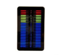 Zeroupshop AK_DB24D_PRO Indicateur de niveau audio à double canal, pour CNC en alliage d'aluminium musique pour affichage du spectre, avec algorithme AGC, USB-C pour compteur de signal LED alimenté