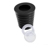 zeroupshop Anneau de trou pour parasol de jardin et cale en caoutchouc - Convient aux ouvertures de table de 5,1 à 6,3 cm pour un soutien stable