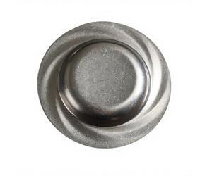 Zeroupshop Assiette ronde en acier inoxydable finition dorée argentée 23 cm élégante pour salade de cuisine, salle à manger, apéritif, collations, vaisselle propre et résistante à la rouille (sauve)