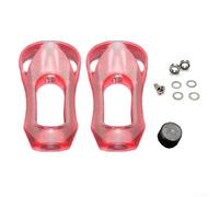 zeroupshop Baitcaster Parts Lot de 2 boutons en acrylique pour moulinet de pêche modifié Daiwa Rouge 8 g