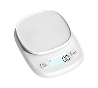 Zeroupshop Balance de précision de 0,1 g, balance de poids alimentaire élevée de 1 à 5 kg pour le brassage du café, la cuisson, pour une balance électronique propre pour la cuisine