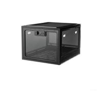 Zeroupshop Boîte de rangement alimentaire verrouillable, avec serrure à combinaison, organiseur sécurisé en ABS, pour réfrigérateur, pilulier et téléphone, tablette, prison, bureau, noir + boîte noire
