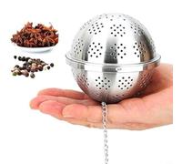 Zeroupshop Boule à Infuser en Acier Inoxydable 304 12x10x10 cm Cuisine