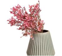 Zeroupshop Bouquet de lavande artificielle, 5 branches roses avec tiges flexibles, décoration de bureau, mariage, décoration de jardin en plastique léger (rose)