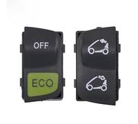 Zeroupshop Bouton de commutation pour toit ouvrant - Noir Eco Off - Pour Smart 451 Fortwo - Cabrio 2008-2014 - Plastique ABS et métal - Remplacement direct de l'intérieur - OEM A4518204410 A4518203810