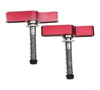 Zeroupshop Bouton de guidon pliable en alliage d'aluminium pour vélo de style, pièce de rechange ergonomique pour vélos pliables compacts, accessoire multicolore (noir) (rouge)