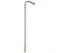 Zeroupshop Buse coudée de 30°/90°/en forme de U pour rallonges de lance, embouts de pulvérisation en acier inoxydable à connexion rapide de 6,35 mm pour nettoyeurs à gaz jusqu'à 5000 PSI (forme de 35