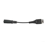 Zeroupshop Câble adaptateur casque 3,5 mm, pour Game Boy For Advance SP, cordon convertisseur d'écouteurs 11 cm, pour console, accessoire jack audio noir
