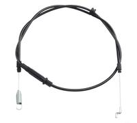 Zeroupshop Câble d'entraînement d'embrayage pour Mountfield SP53H S461RPD SP533 SP533ES Longueur extérieure 1365 mm avec patte de chien et extrémité à ressort, remplace les pièces OEM 381030051/0