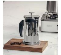Zeroupshop Cafetière à piston 800 ml en acier inoxydable avec filtre en maille pour brassage maison (600 ml)