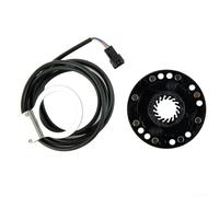 Zeroupshop Capteur d'assistance électrique au pédalage, avec aimants 5/8/12, capteur de vitesse PAS, pour conversion de vélo électrique, assistant d'impulsion en alliage, avec SM-3A, longueur de câble