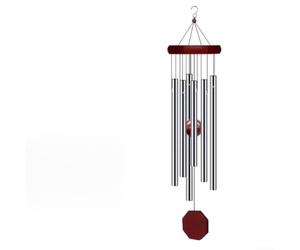 zeroupshop Carillon Éolien Profond 81cm pour aluminium Tube Carillon Éolien | Son grave profond, échelle pentatonique, effet cloche d'église, calme l'esprit, réduction du stress
