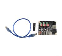 Zeroupshop Carte de commande pour graveur MKS DLC32 V2.1, Dual Core 32 bits pour contrôleur hors ligne ESP32 avec WiFi BT, pour carte mère compatible GRBL pour machine de gravure CNC, 90 x 70 mm