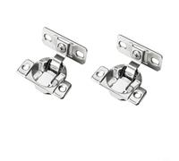 Zeroupshop Charnière à fermeture amortie pour armoire avec installation dissimulée et fermeture silencieuse, 3D réglable, acier laminé à froid (2)