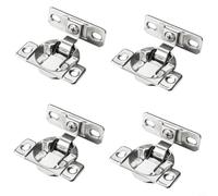 Zeroupshop Charnière à fermeture amortie pour armoires avec installation dissimulée et fermeture silencieuse, 3D réglable, acier laminé à froid (4)