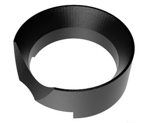 Zeroupshop Collecteur de marc de café 58 mm pour anneau pour moulin à expresso CRM3912c, montage robuste pour salir pendant le broyage, fixation simple pour comptoir propre, accessoire de cuisine