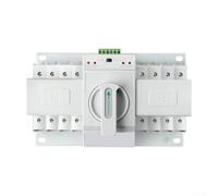 Zeroupshop Commutateur de transfert automatique 4 pôles 63 A CB Grade Double dispositif de commutation d'alimentation pour une commutation de source électrique primaire/de secours transparente dans un