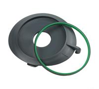 Zeroupshop Couvercle de casserole en silicone et joint d'étanchéité pour Thermomix pour tm31, joint en nylon de 18 cm de diamètre, pièce de rechange étanche