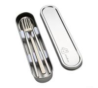zeroupshop Couverts Camping pour titane 3 Légers Couverts Camping pour titane(Little rabbit)