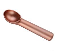 Zeroupshop Cuillère à glace robuste, design en fonte d'aluminium auto-décongélation, poignée ergonomique pour desserts durs, cuillère polyvalente pour gelato, sorbet, fruits (B)