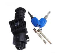 Zeroupshop Cylindre de serrure d'allumage et clé de commutation pour Fiat Doblo 2001-2010, compatible avec MK1, 2 clés incluses OEM 46751427 46798124 603514 610098