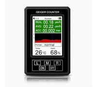 Zeroupshop Détecteur de rayonnement nucléaire portable bêta gamma moniteur à rayons X Dosimètre numérique avec écran TFT rétroéclairé Plage d'énergie 20 kev-3,2 mev Fonctionnement à piles