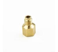 Zeroupshop Double taille pour extracteur de noyau de valve CVC, installation de port de 0,6 cm et 0,6 cm avec 3 noyaux de valve en alliage, construction en laiton, robinet à boisseau sphérique quart