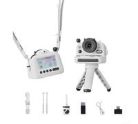 Zeroupshop Écran tactile HD à impression instantanée avec WiFi, impression photo thermique, pour photographie créative, avec support, cordon, pendentifs, lecteur de cartes, adaptateur, câble de