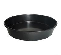 Zeroupshop Ensemble de poêles à pizza épaisses en acier au carbone, plaque de cuisson antiadhésive pour four, haute résistance à la chaleur jusqu'à 220 °C, bords arrondis lisses, plats de cuisson de