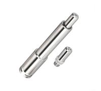 Zeroupshop Ensemble de rechange pour baguette à vapeur en acier inoxydable | Kit de buses en acier inoxydable avec joint en silicone, compatible avec les machines à café EC685, embouts à trou simple et