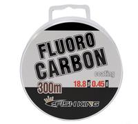 Zeroupshop Fil de pêche en fluorocarbone 300 m, invisible en fibre de carbone pour eau salée et eau douce, haute résistance à l'abrasion, faible mémoire, coulée lisse, 0,3 mm à 0,45 mm
