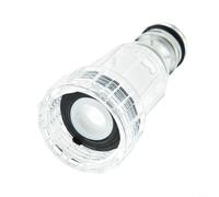 Zeroupshop Filtre à eau haute pression de 60 °C pour nettoyeur haute pression série K, écran d'entrée en ligne en plastique transparent avec 3 cm de diamètre, max 175 PSI résistant à la chaleur pour