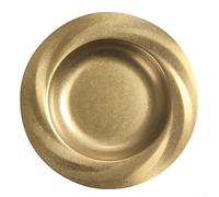 zeroupshop For Durable Assiette de service en acier inoxydable Argenté 23 cm