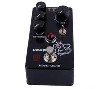 Zeroupshop Fuzz Distortion Pédale d'effets de guitare pour Mosky King avec filtre de volume Sélection 4 modes LM308 OP07DP pour interrupteur à bascule DC9 V pour alimentation électrique