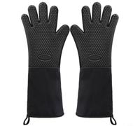 Zeroupshop Gants de Four en Silicone Extra Longs 50 cm