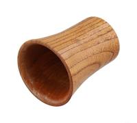Zeroupshop Gobelets en bois fabriqués à la main, finition lisse, couleur et texture distinctes pour le thé du matin, utilisation en extérieur, idée de décoration d'intérieur, marron 2 (marron 2)