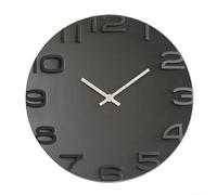 zeroupshop Horloge Murale Plastique 34.8cm Mécanisme Quartz pour précis(C) | Matériau plastique pour durable, finition lisse, résistant à l'usure, couleur vive, montage mural simple
