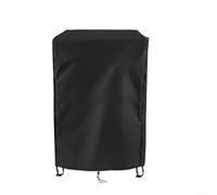 Zeroupshop Housse anti-poussière pour friteuse CreoleFeast, King Kooker, robuste et résistante aux intempéries avec poignées, cordon de serrage coupe-vent, noir, taille L (33 x 33 x 69,9 cm)