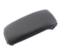 Zeroupshop Housse d'accoudoir de console centrale, pour, pour A4 B6 B7 S4, pour A6 C6, couvercle de boîte de rangement de rechange en cuir noir, ajustement direct, sans perçage, 20 x 14 x 10 cm (noir)