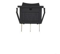 Zeroupshop Interrupteur à bascule rectangulaire 3 positions SPDT noir 16 A 250 VAC pour voiture pour tableau de bord 12 V trou de panneau 29 x 10,5 mm KCD3-101/3P composant électrique