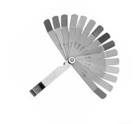 Zeroupshop Jauge d'épaisseur en acier inoxydable 102 mm, outil de mesure de valve pour l'entretien des étincelles et du moteur, jauges d'inspection des métaux