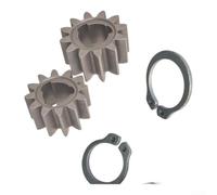 zeroupshop Jeu 2 Engrenages Clips Ressort pour Honda Jeu 2 Engrenages Clips | Inclus engrenages, clips, clés transmission, ressorts, lot de 2 sets, réparation complète moteur