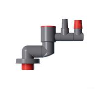 Zeroupshop Joint de tuyau de vidange rotatif à 360°, avec valve de gravité, siphon d'égout anti-odeur, pour évier de cuisine, machine à laver, lave-vaisselle, adaptateur de joint flexible, pour tuyaux