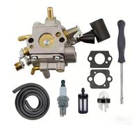 Zeroupshop Kit de carburateur, pour BR800 BR800X BR800CE pour souffleur de feuilles, avec joints de ligne de filtre d'allumage pour amorçage, ampoule, tournevis, pièce de rechange pour petit moteur