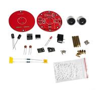 Zeroupshop Kit de lévitation acoustique à monter soi-même, module d'ondes stationnaires, planche d'entraînement à souder, pour étudiants expériences scientifiques, rouge, 56 x 50 mm (A)